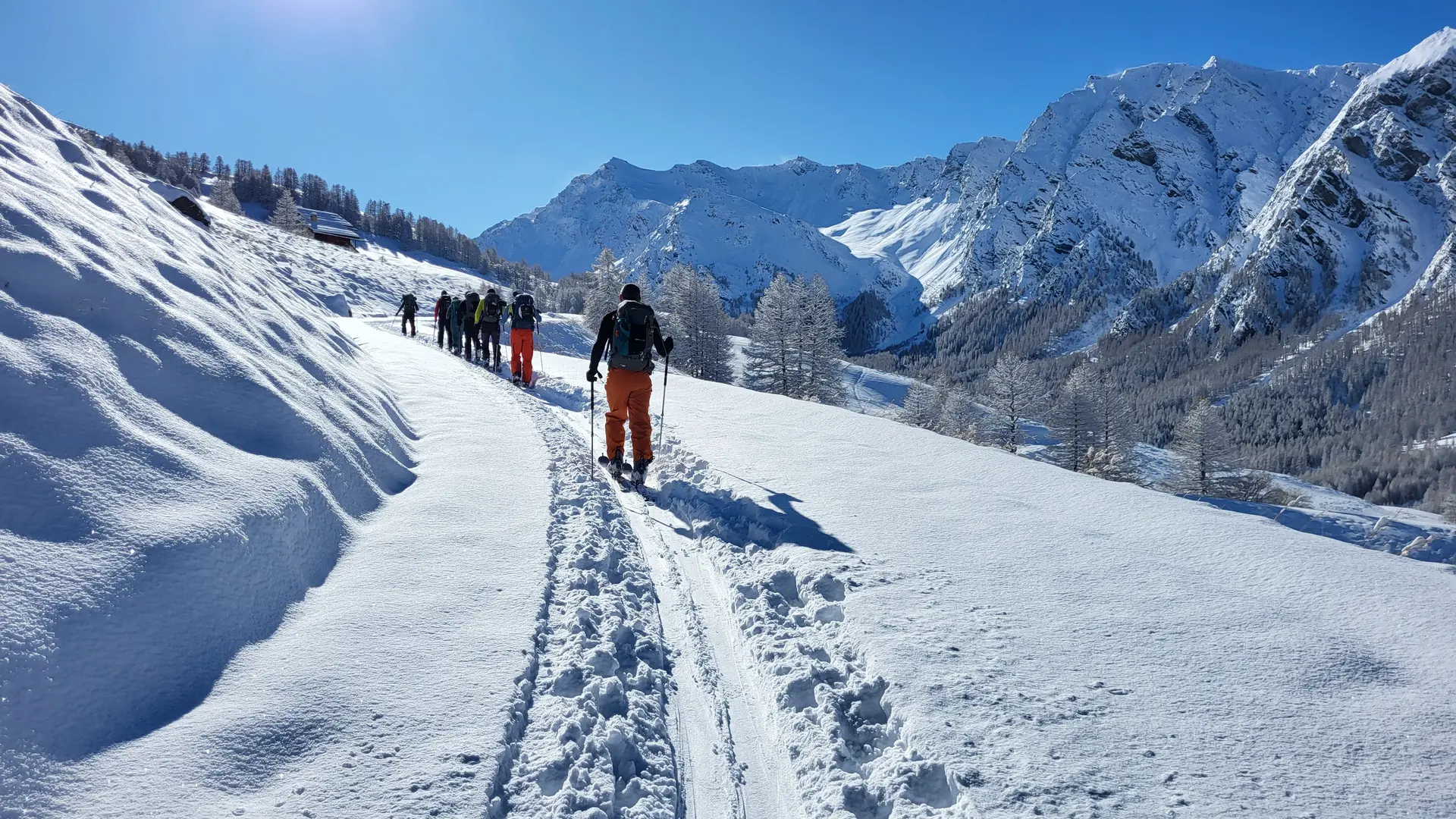 Ski de randonnée Crévoux Les Orres Réallon