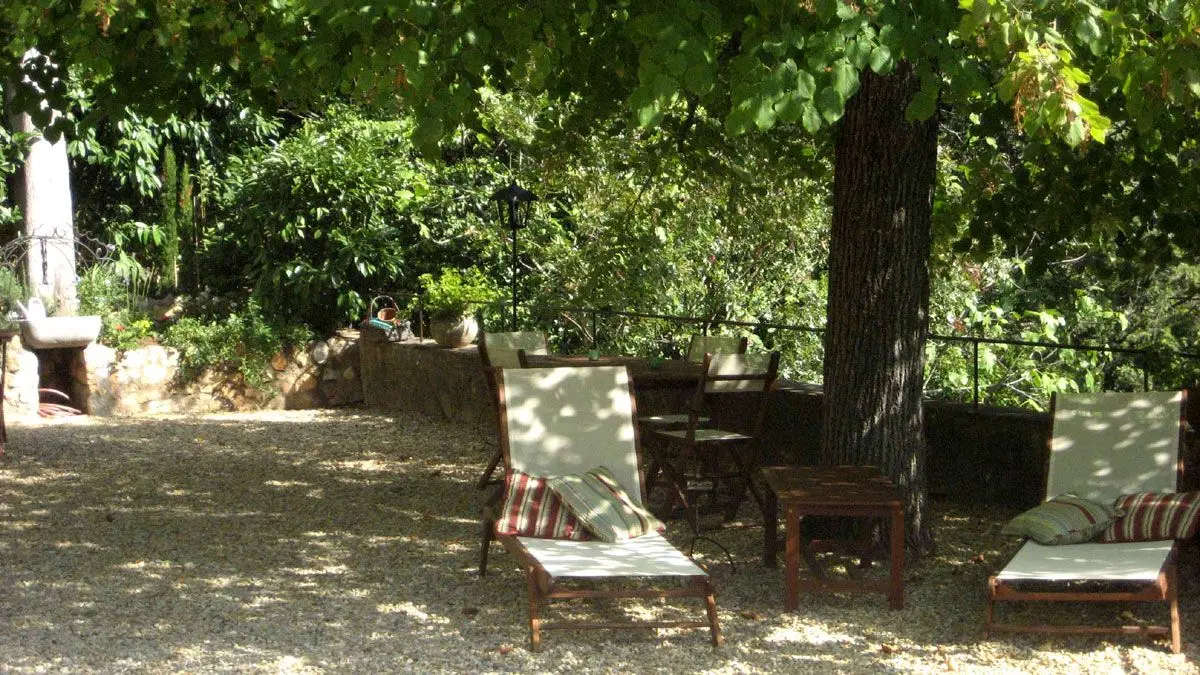 Terrasse - Le Mas du Pèlerin - Auribeau sur Siagne - Gîtes de France Alpes-Maritimes