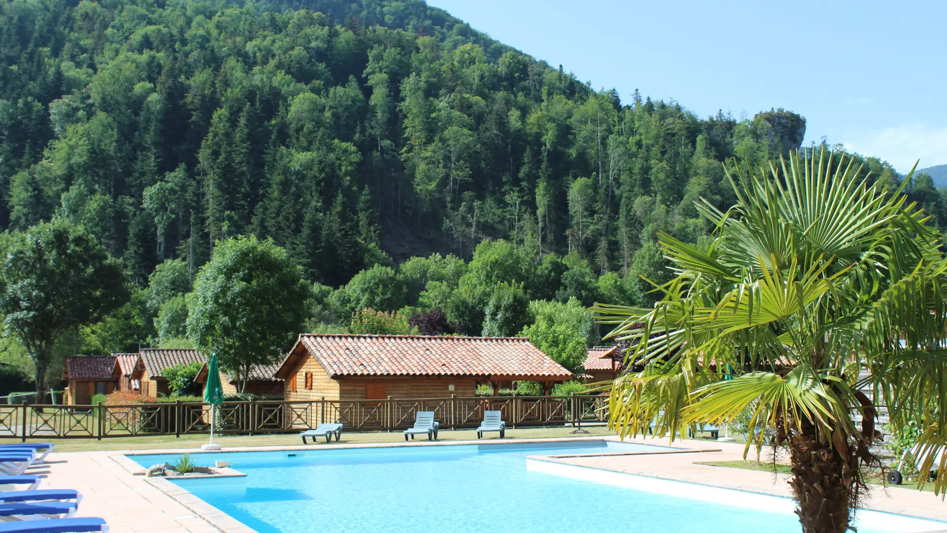 vue de la piscine