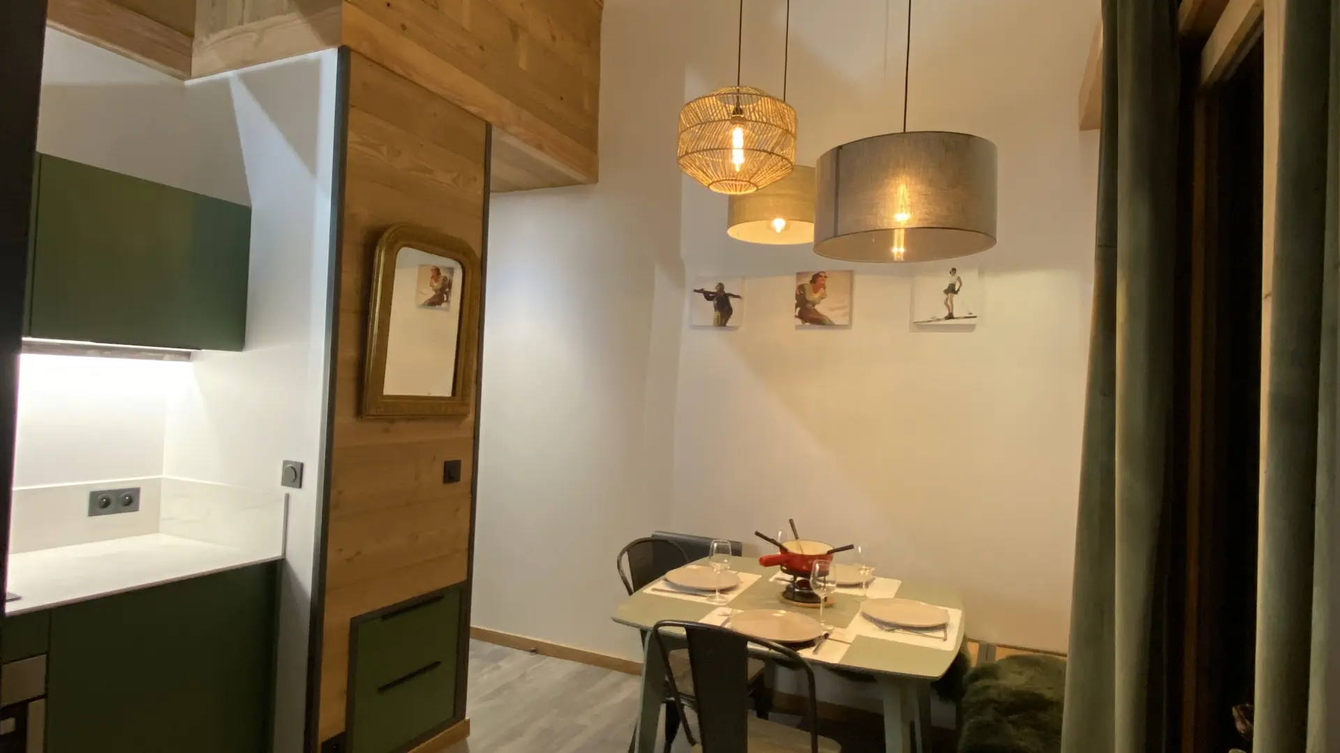 Salle à manger et cuisine