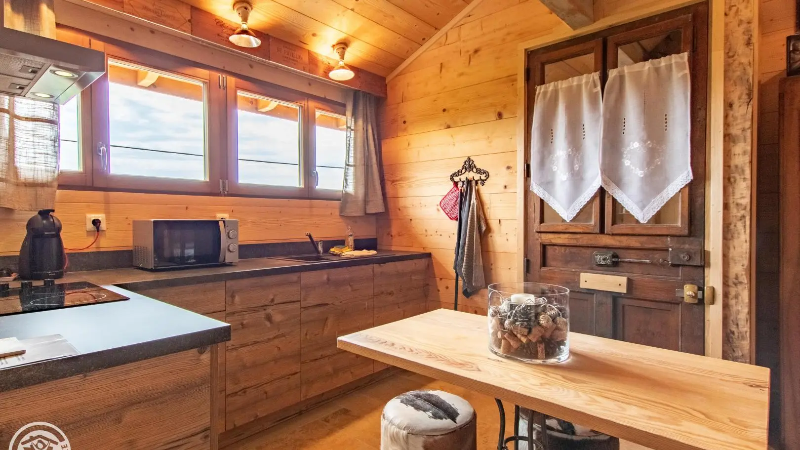 Cuisine avec vue dégagée