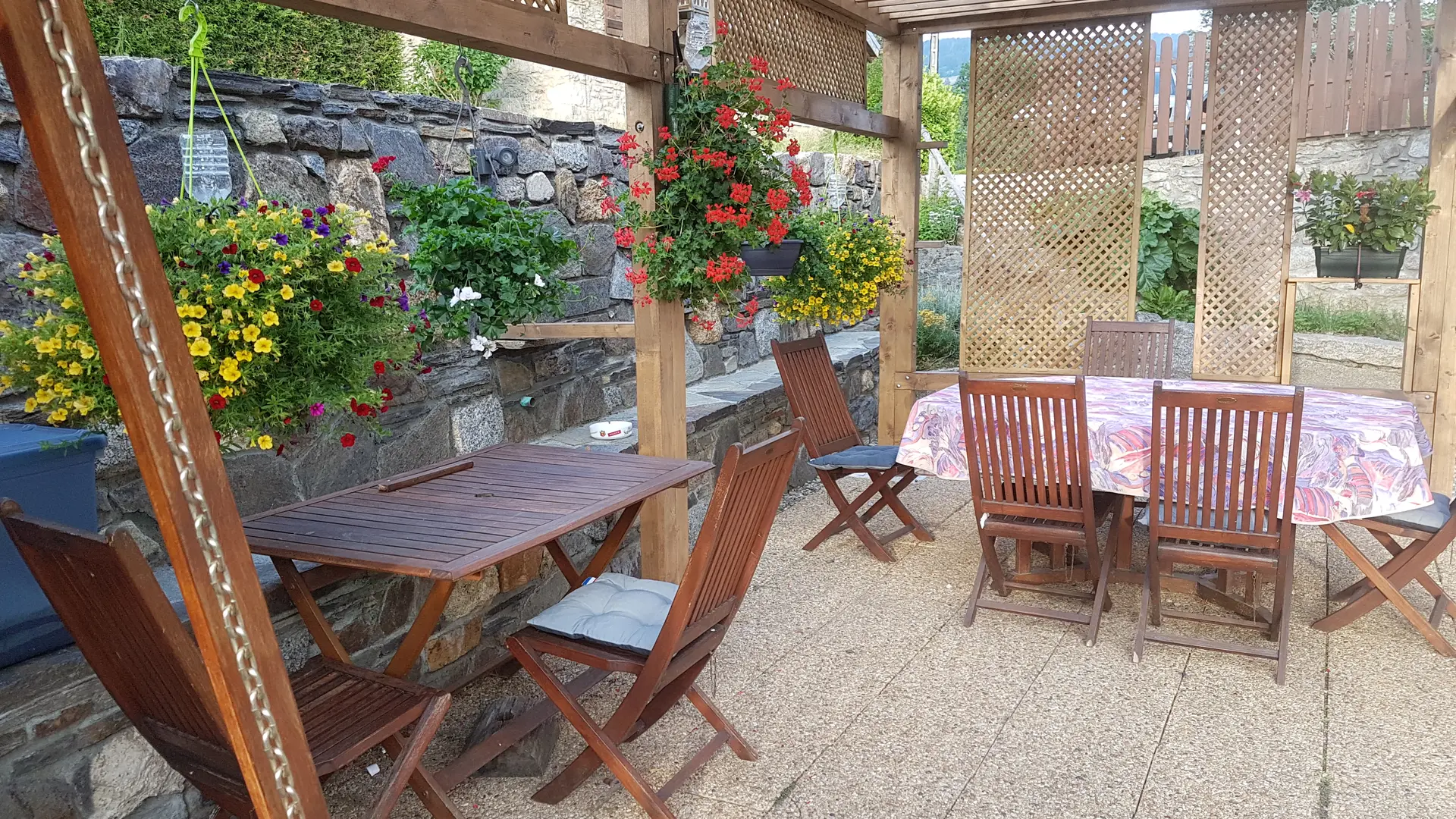 Pergola à la ferme du Mont-Blanc