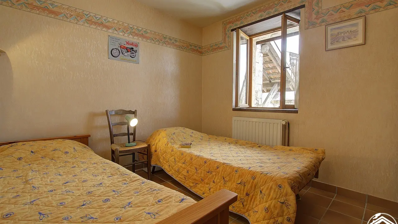 Chambre 1 : 2 lits de 80