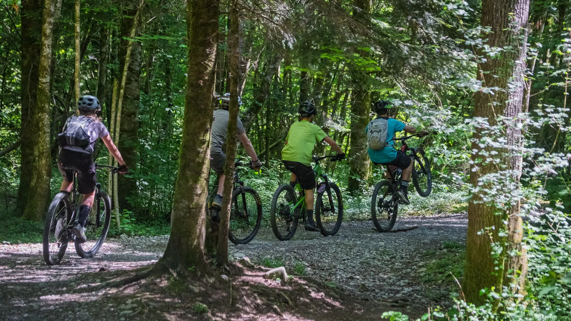 vtt plaine du fier La Balme de Thuy