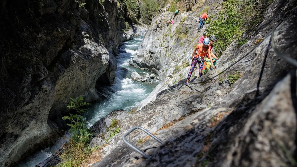 Via ferrata de Fort Queyras_Château-Ville-Vieille