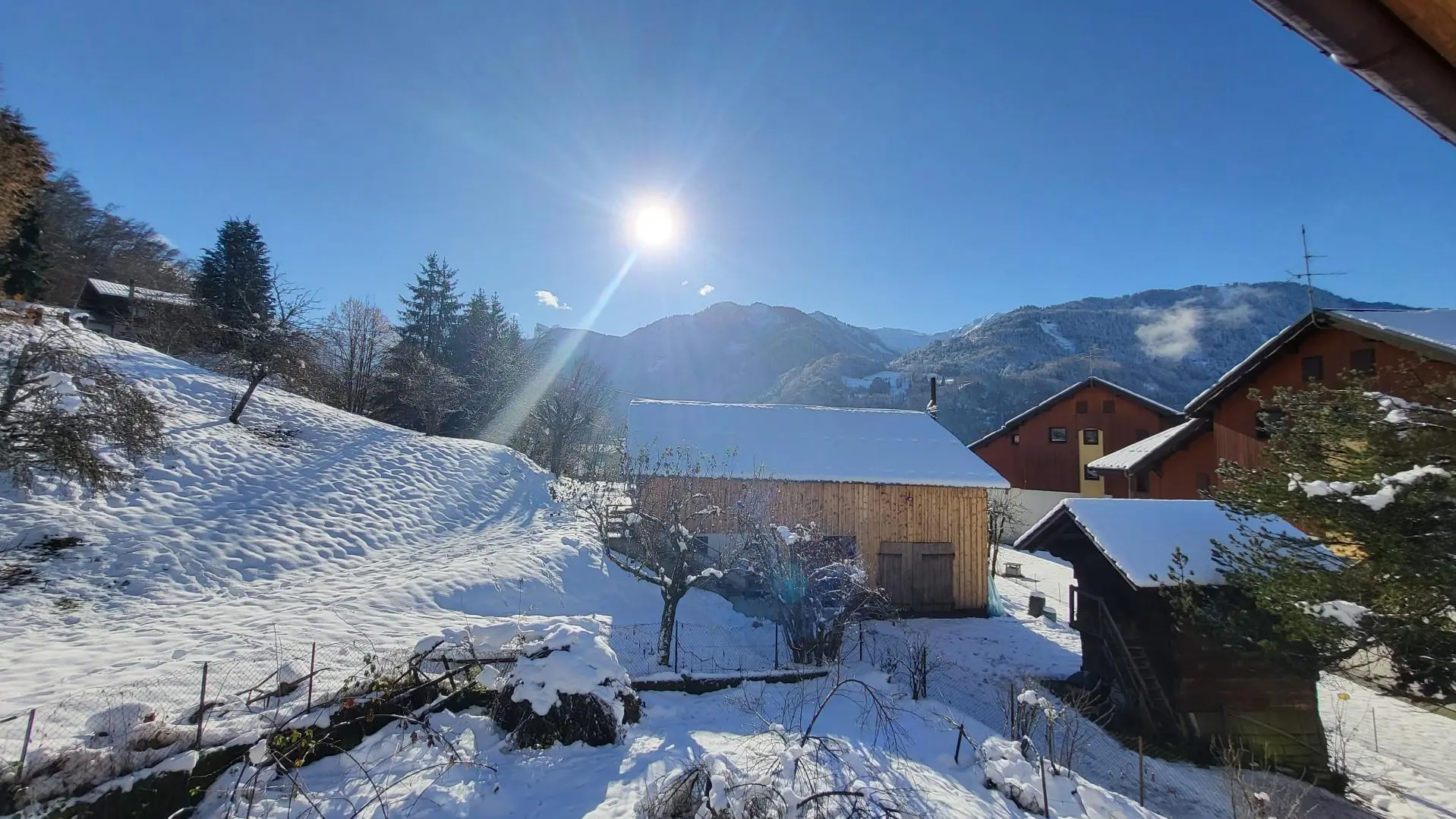 vue depuis le balcon
