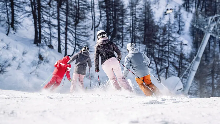 Cours collectif adultes descente sur piste