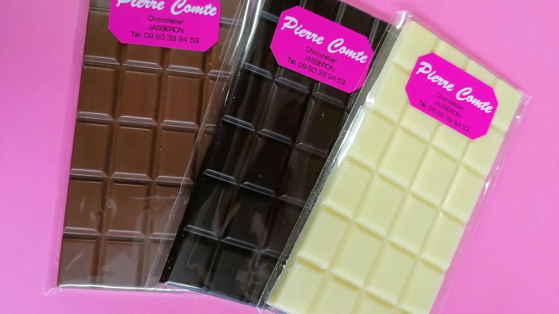 Tablettes de chocolat