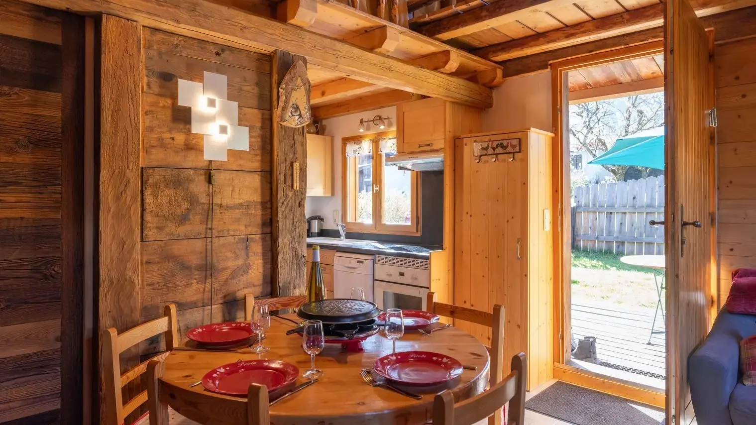 A table pour une petite raclette