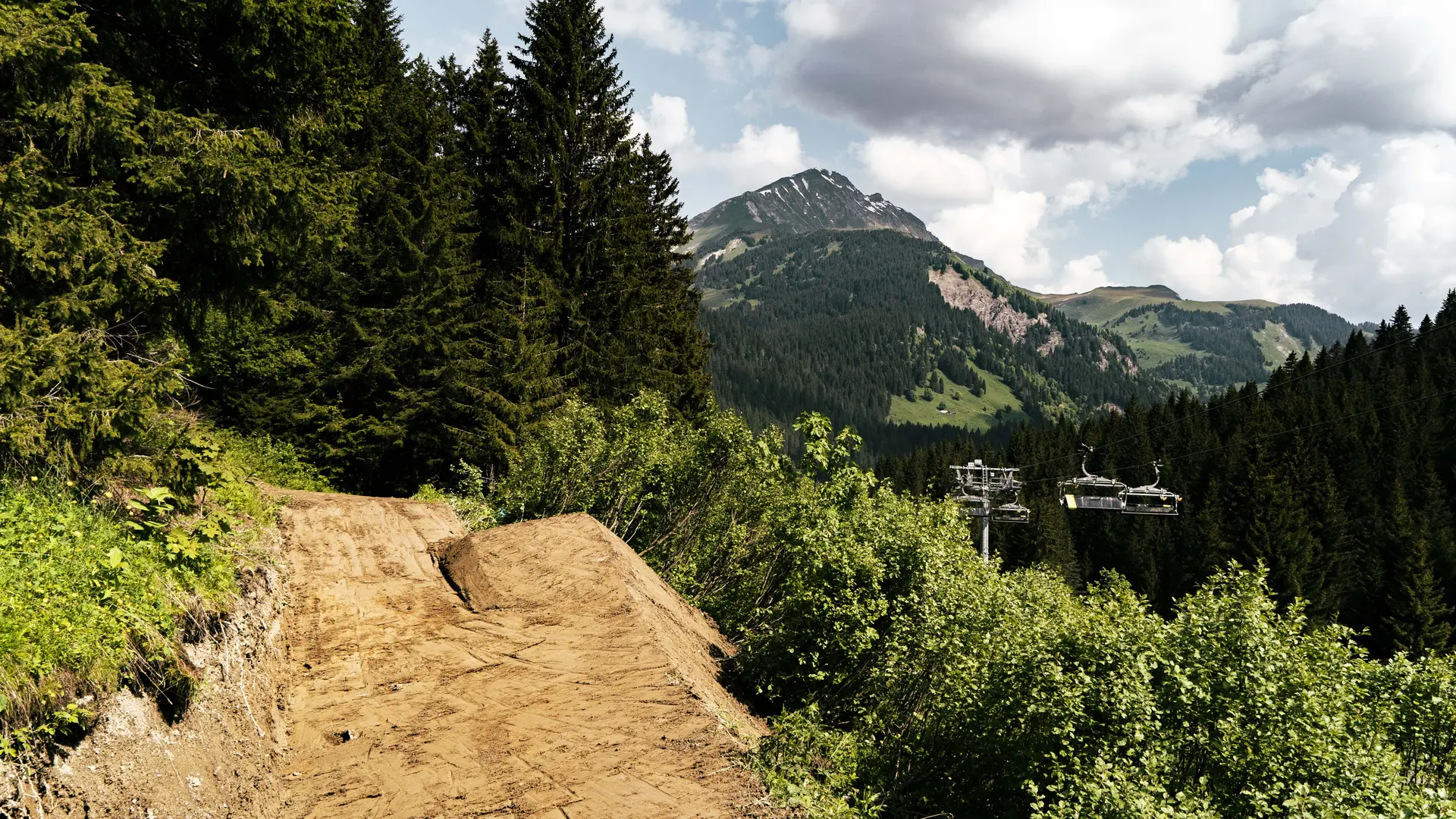 Piste VTT La Fluid du Bike Park de Châtel