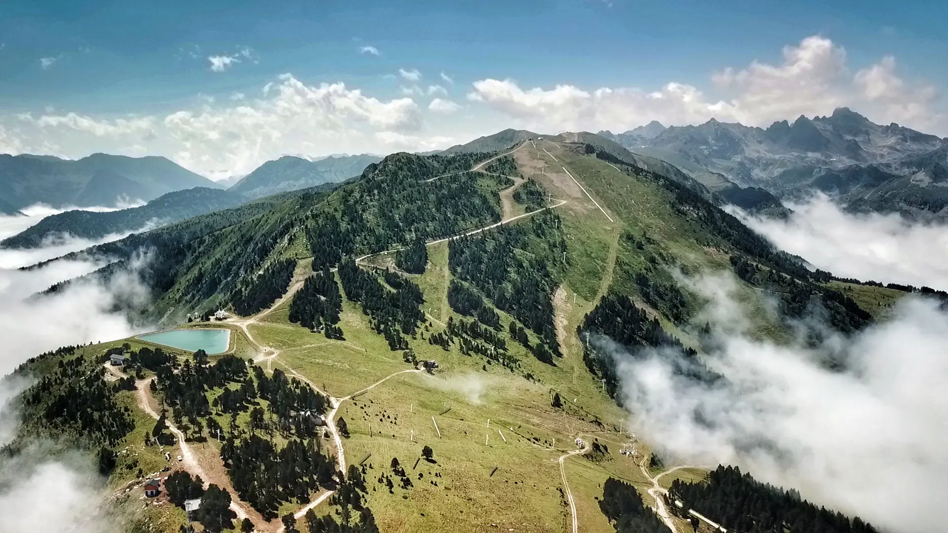 la montagne le télésiège