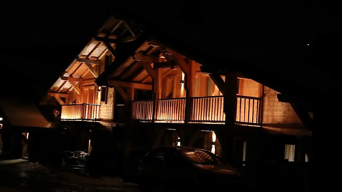 Le chalet de nuit