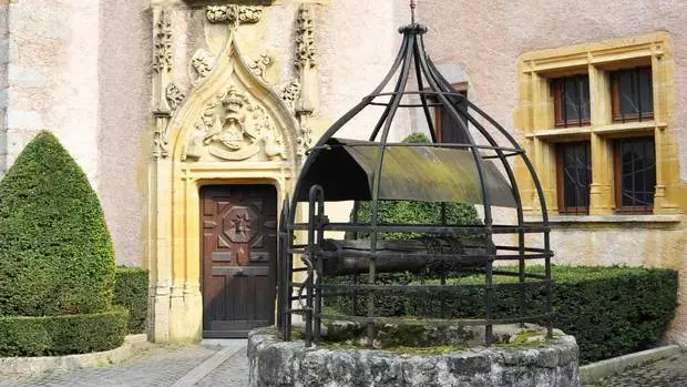Cour de l'Hôtel Pelletier et son puits
