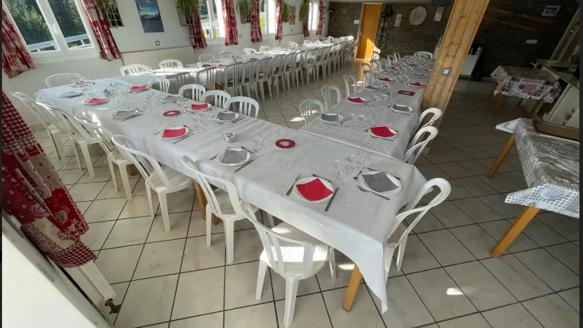 Salle à manger en réception