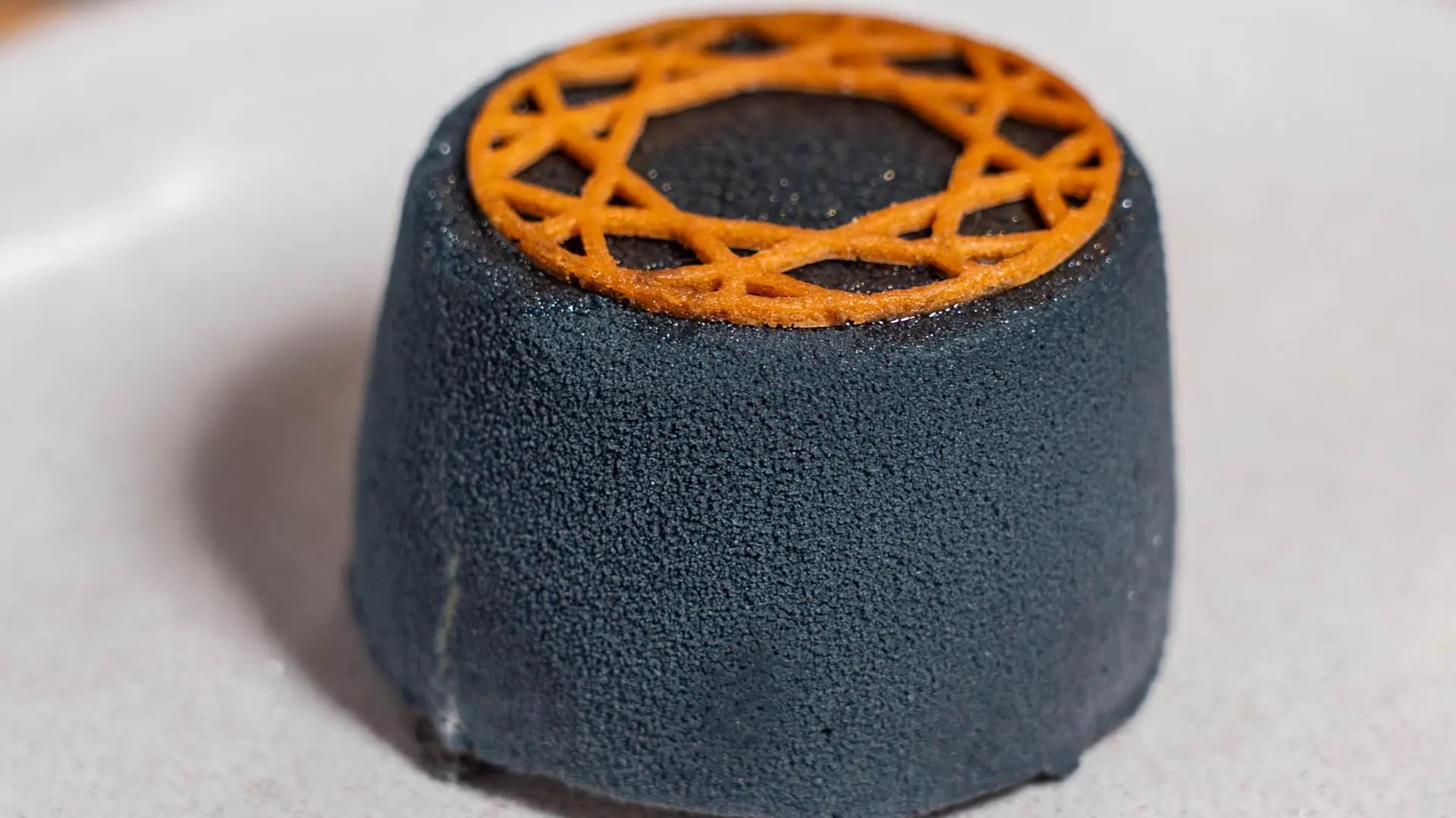 Entremet vanille praliné