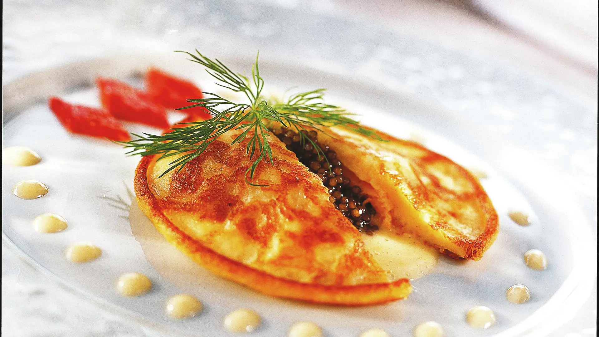 Crêpe vonnassienne au caviar
