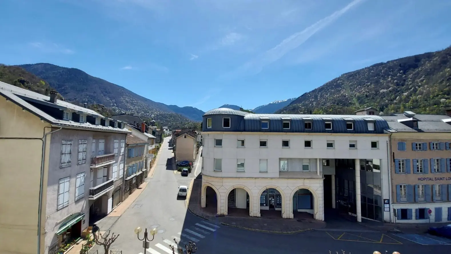 la vue du balcon