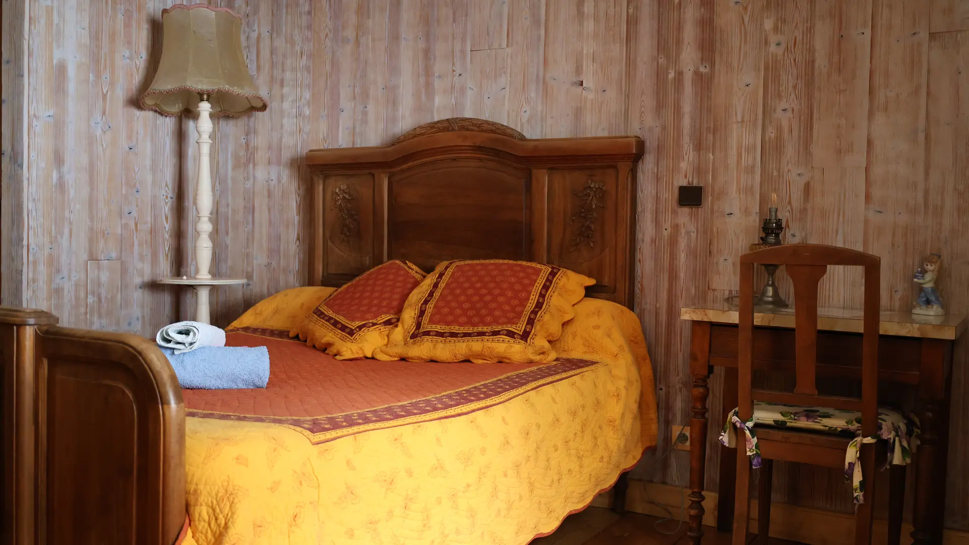 Chambre de l'auberge la Cleida