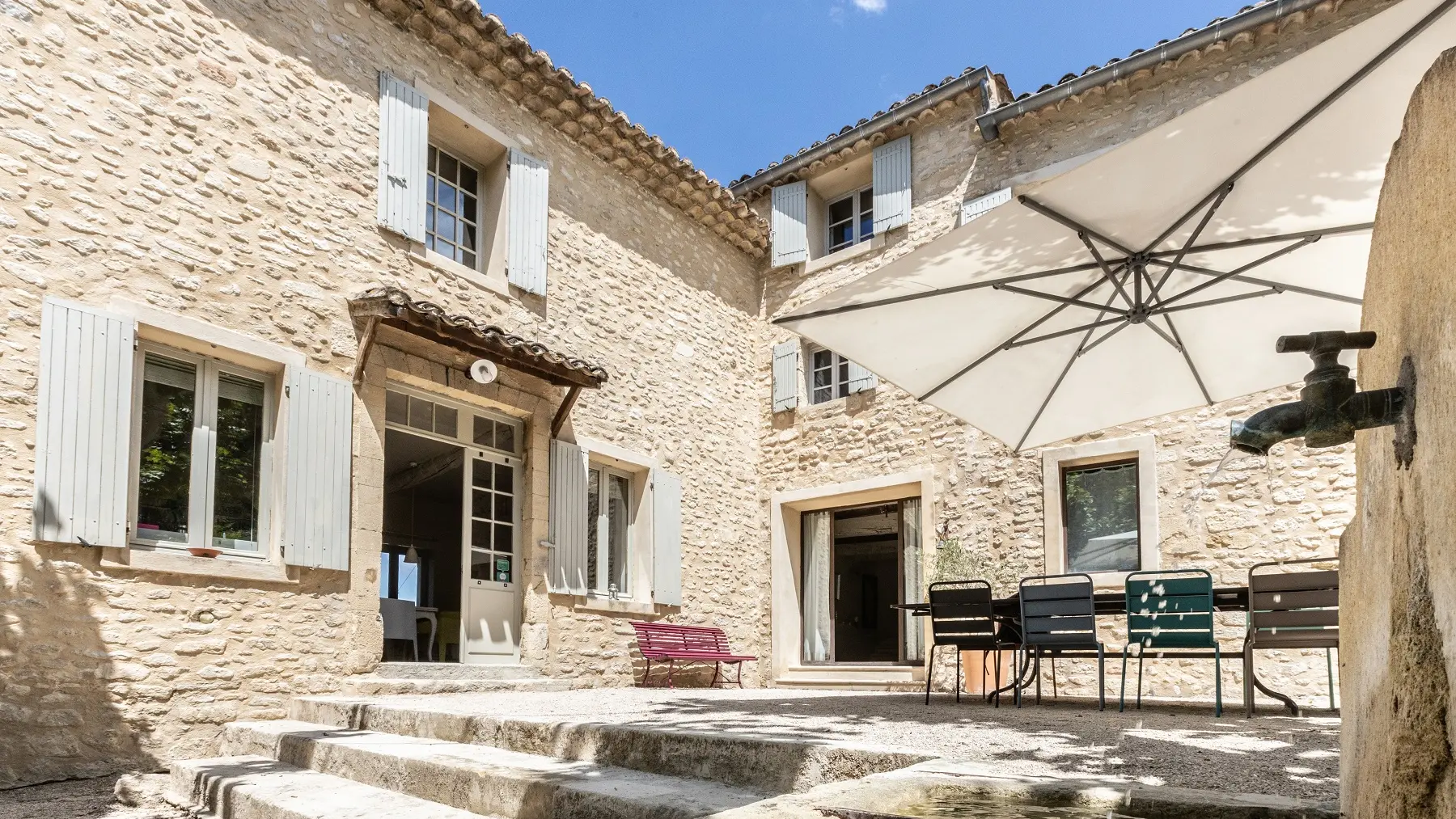 La vue sur la maison