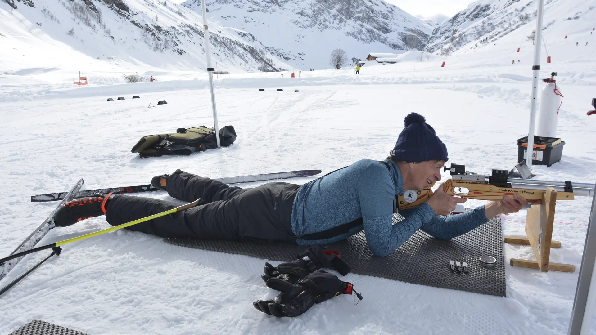 Cours de biathlon