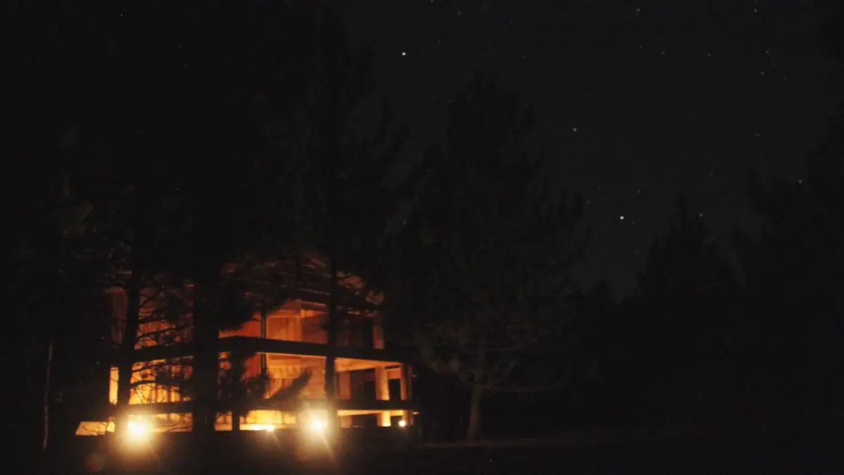 Cabane Céphée nuit