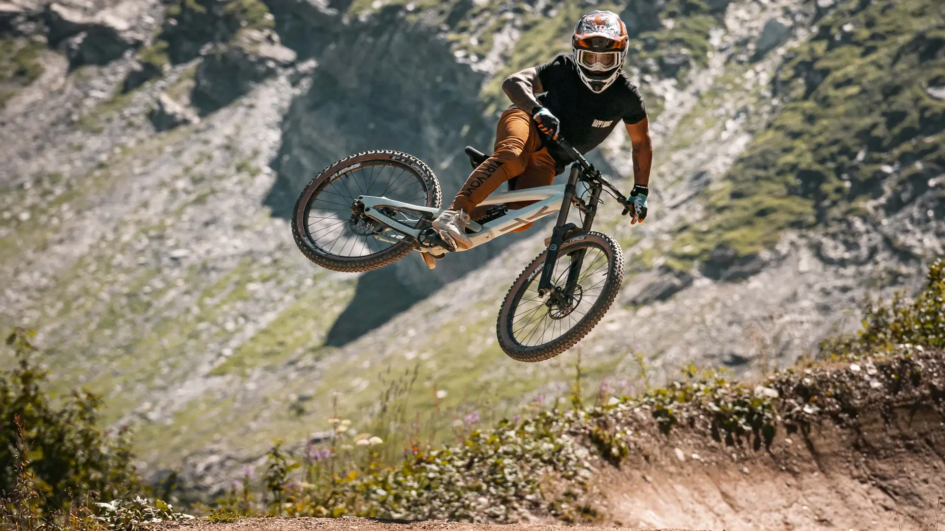 Piste VTT la Vink line- Partie Supérieure