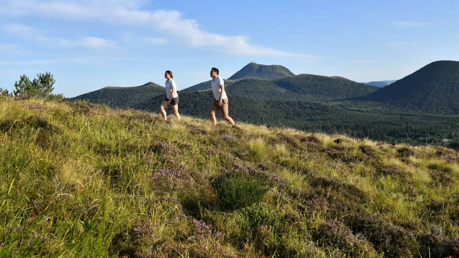 Randonnée en chaîne des puys