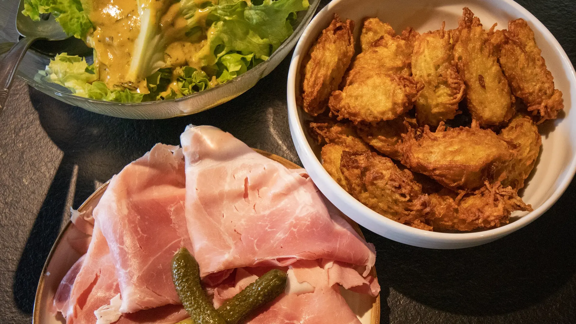 Menu Beignet de pommes de terre