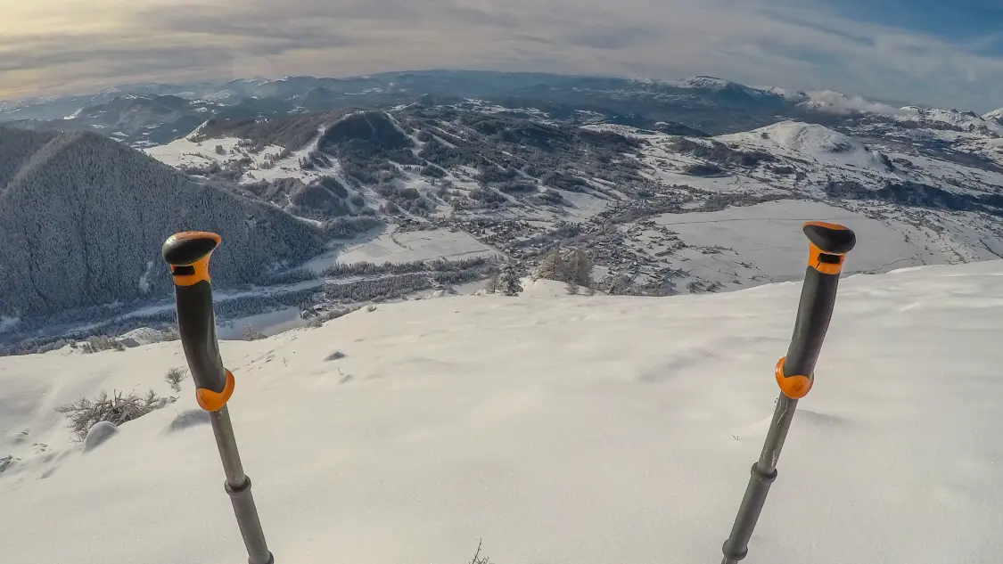 Ski à Saint-Léger-les-Mélèzes, vallée du Champsaur