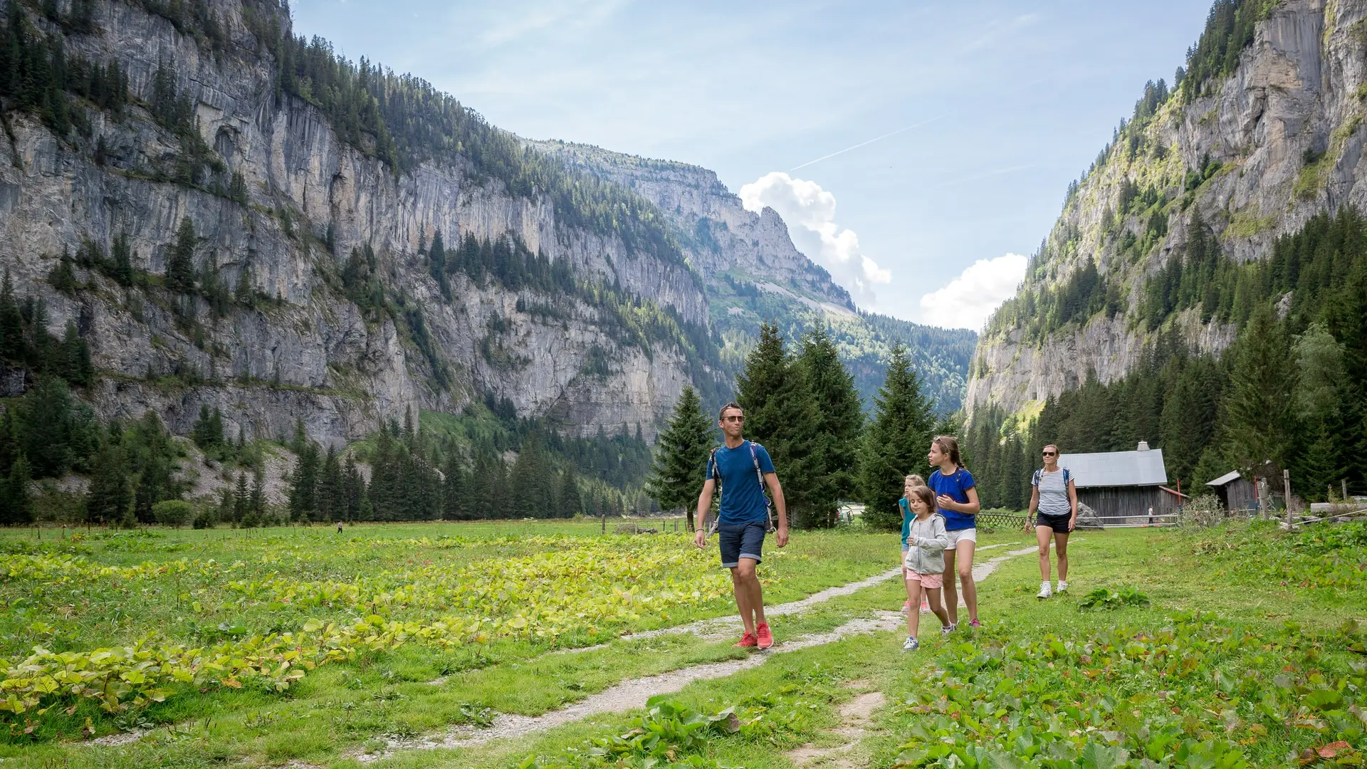 Le sentier de randonnée du lac de Flaine