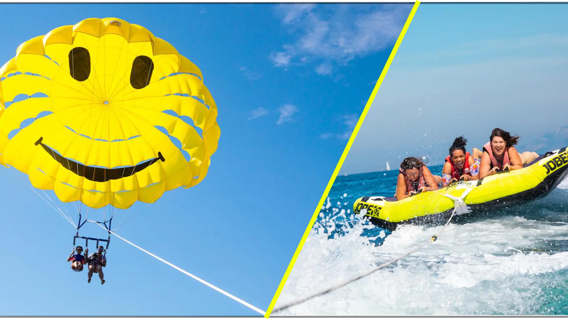 Waky Sea : ski nautique, wake, bouées et parachute ascensionnel