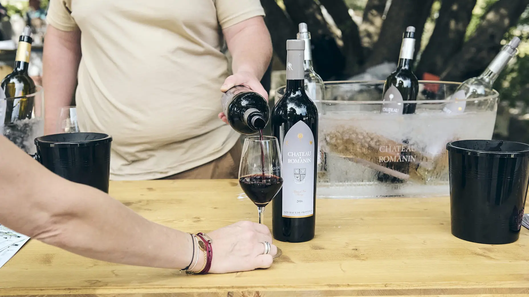 Degustation vin chateau romanin