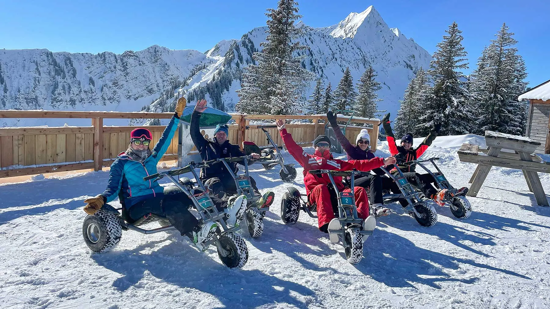 Prêts pour la descente !