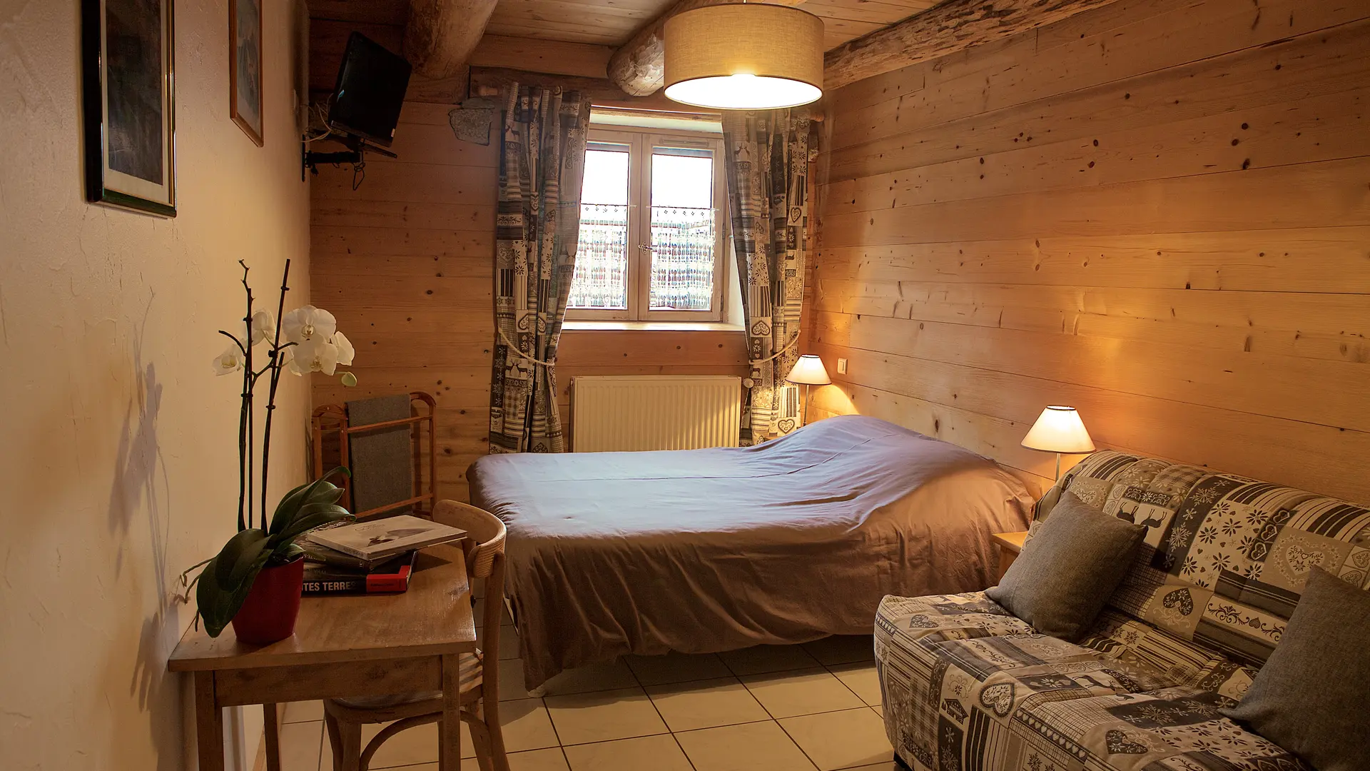 Chambre 1 à la ferme du Mont-Blanc