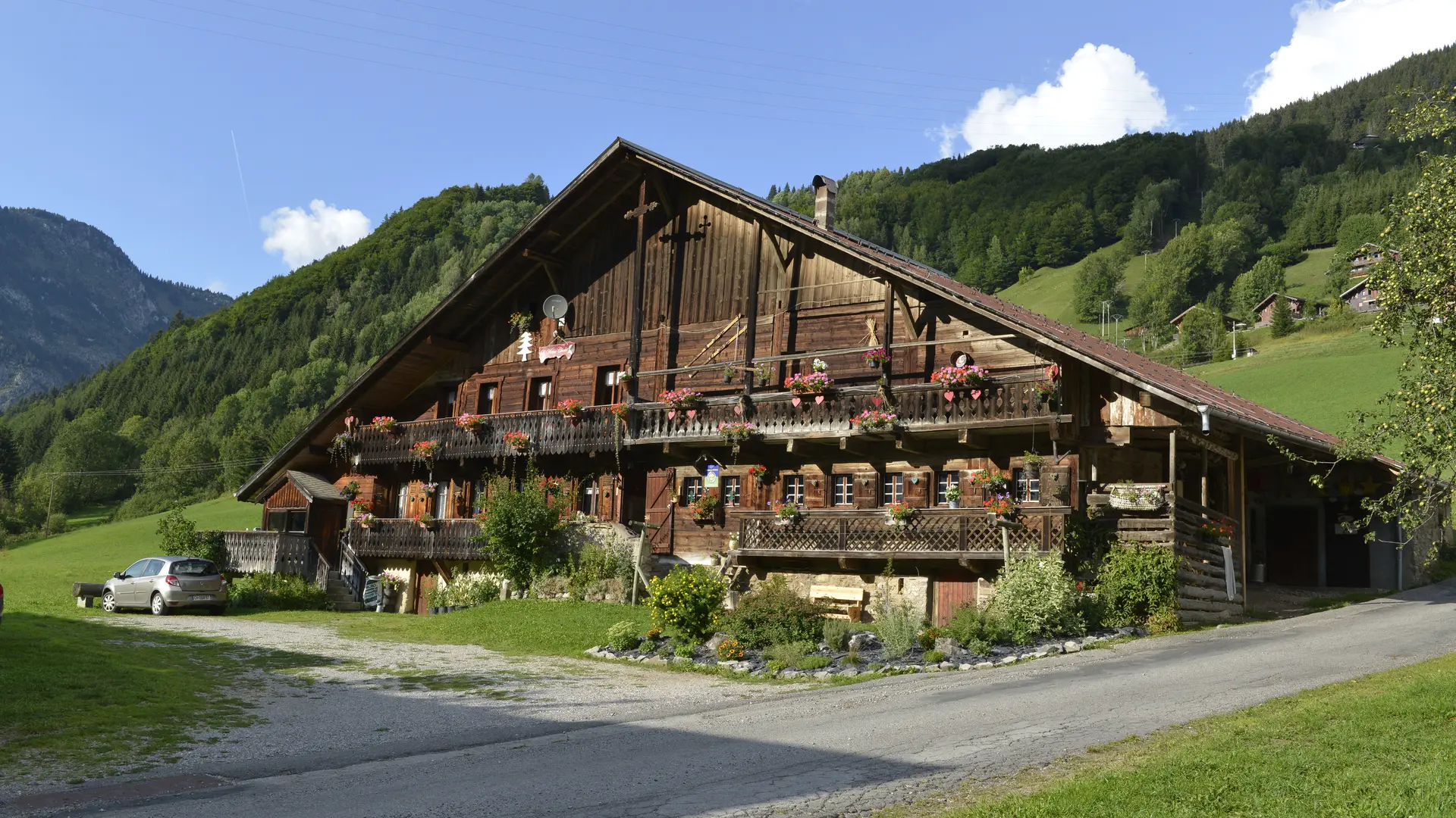 Chalet en été