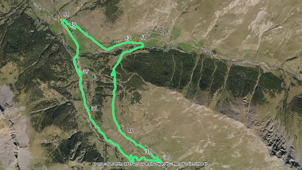 Zoom version réduite du parcours