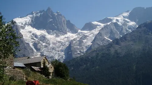 Hameau des Rivets et la Meije - Le Chazelet - La Grave