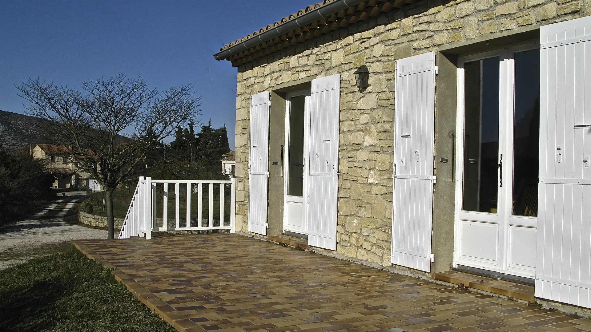 La terrasse, côté sud