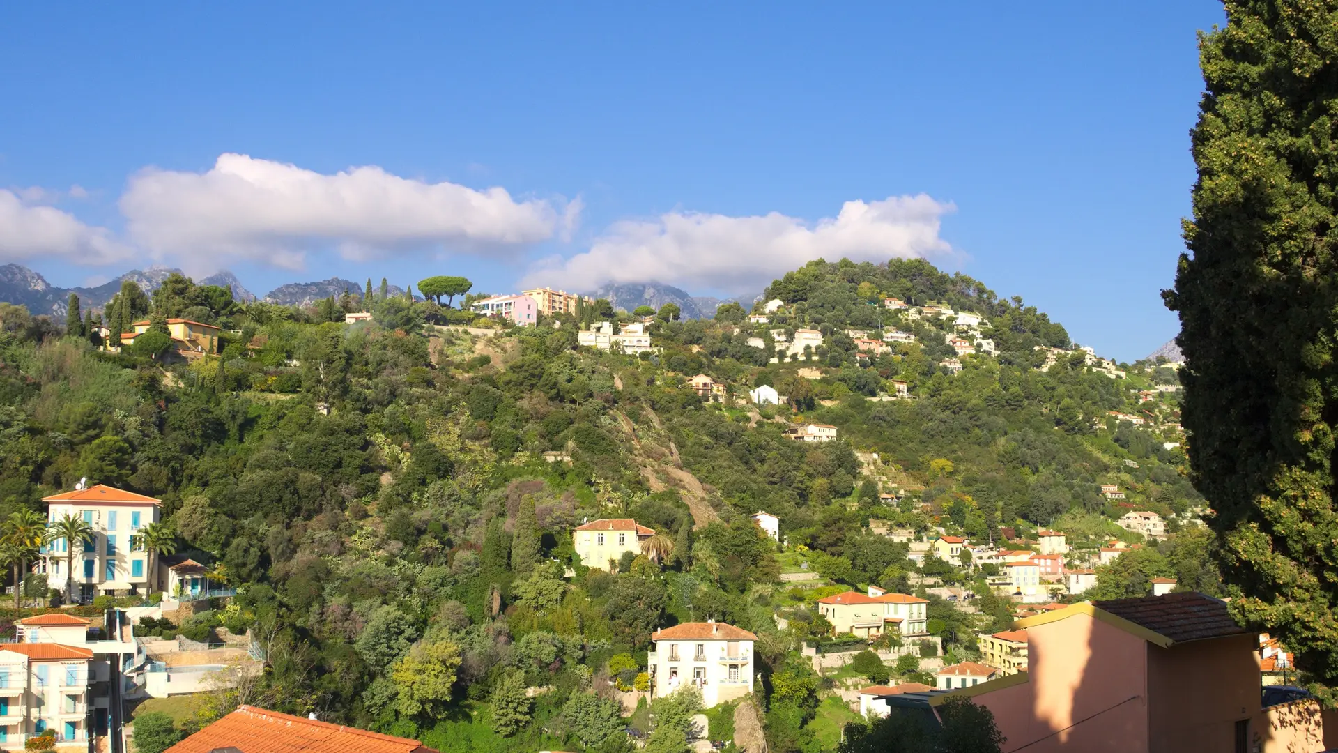 Vue depuis le cimetière