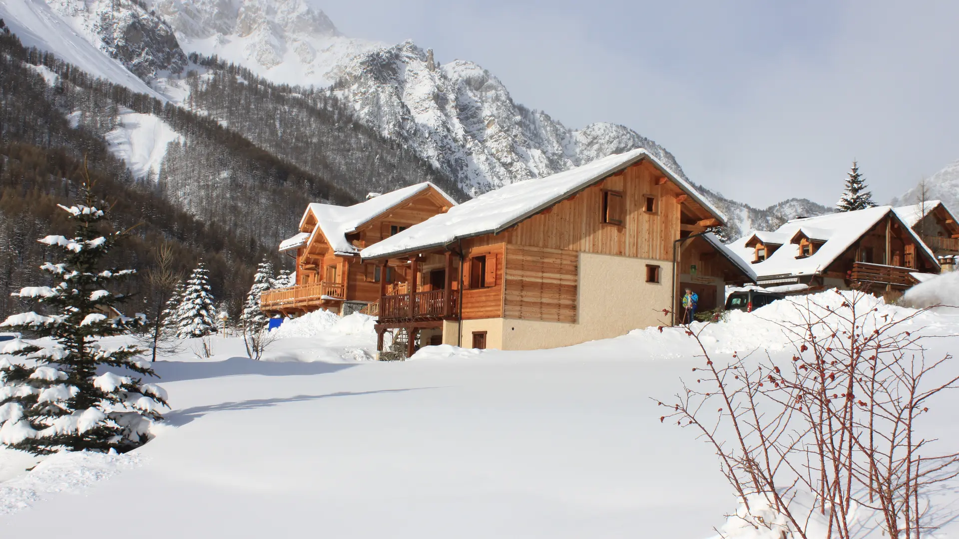 Chalet en hiver