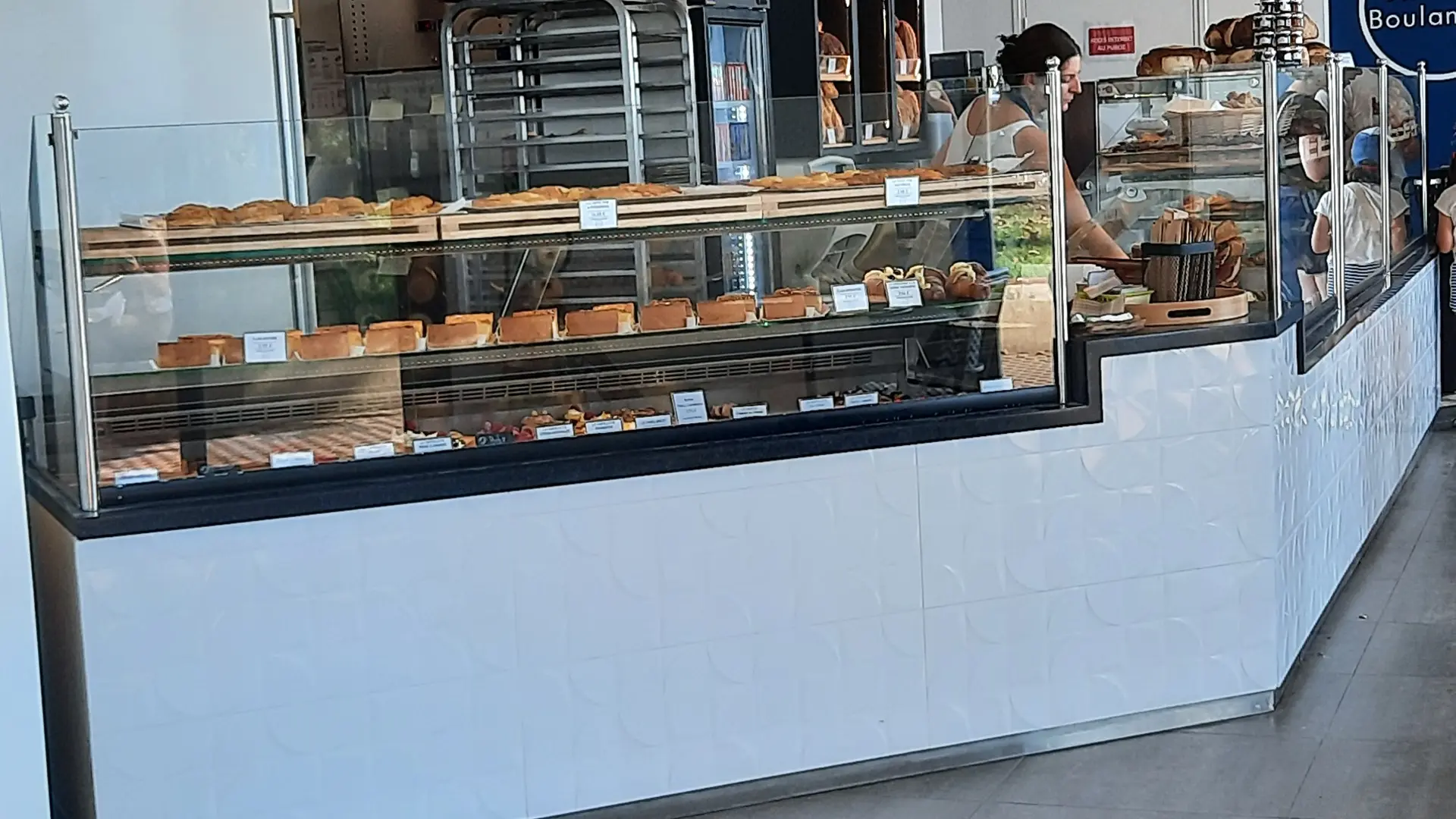 Intérieur de la boulangerie