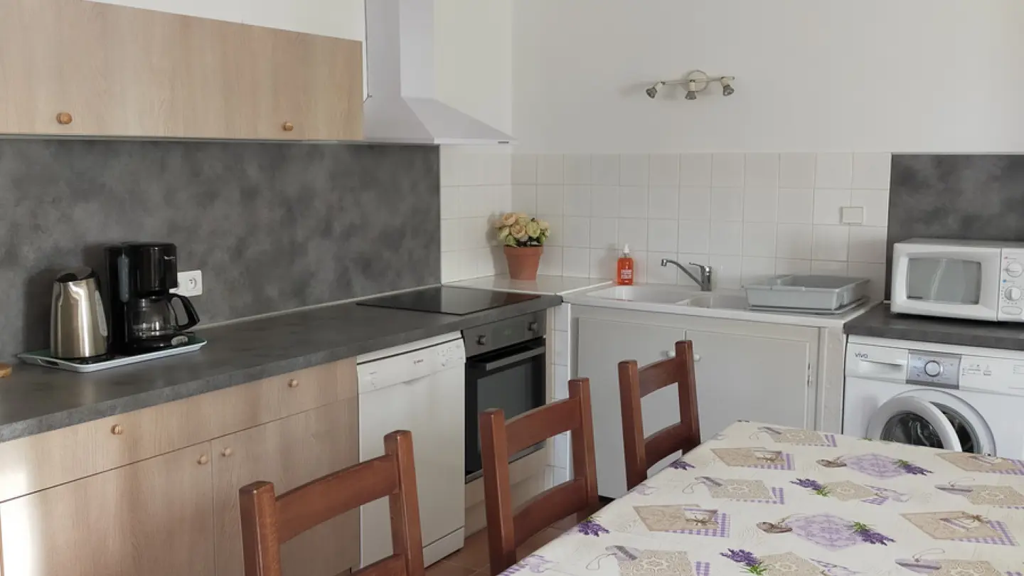 Living room / kitchen area