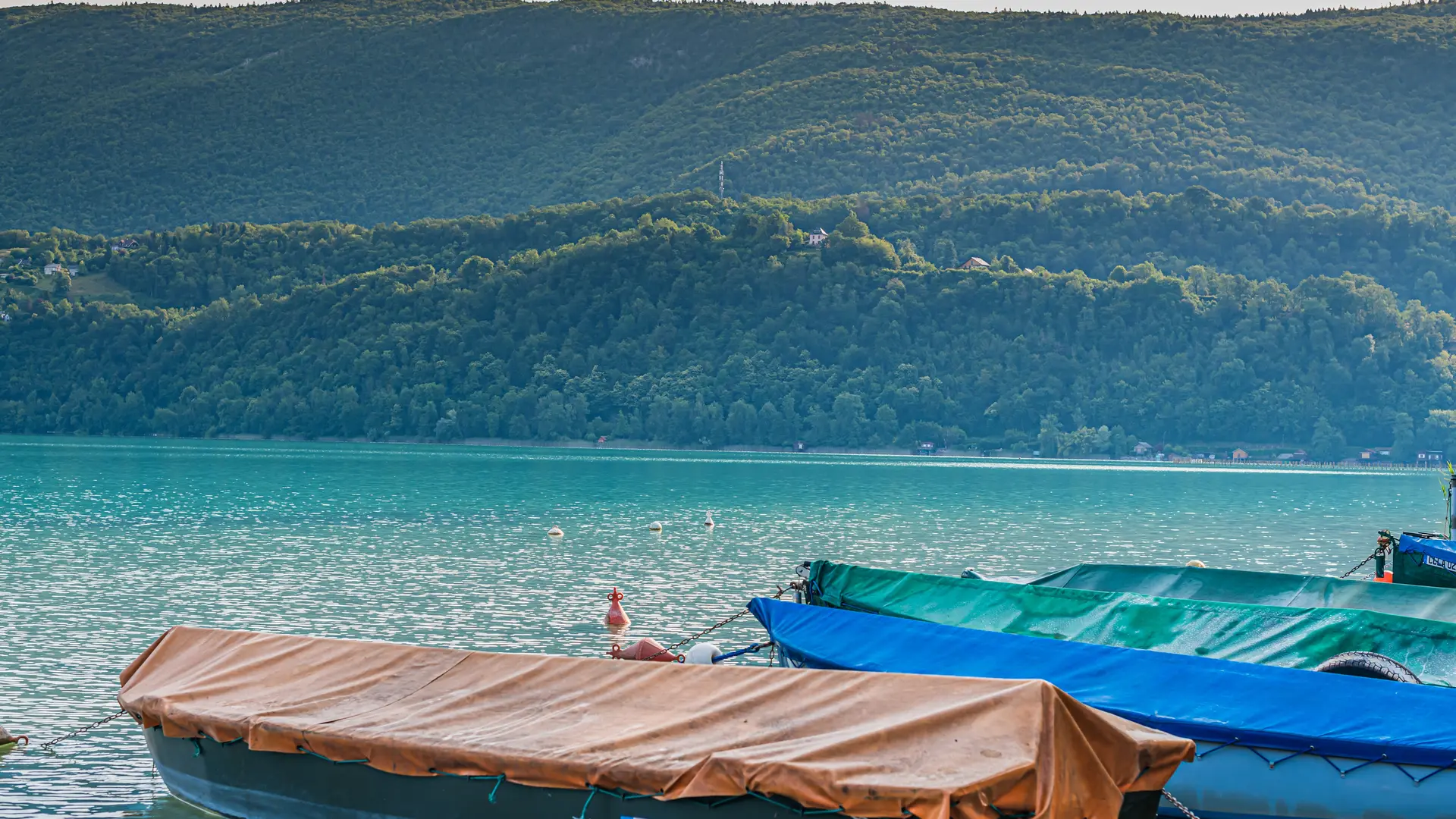 Bateaux au Camping Les Peupliers