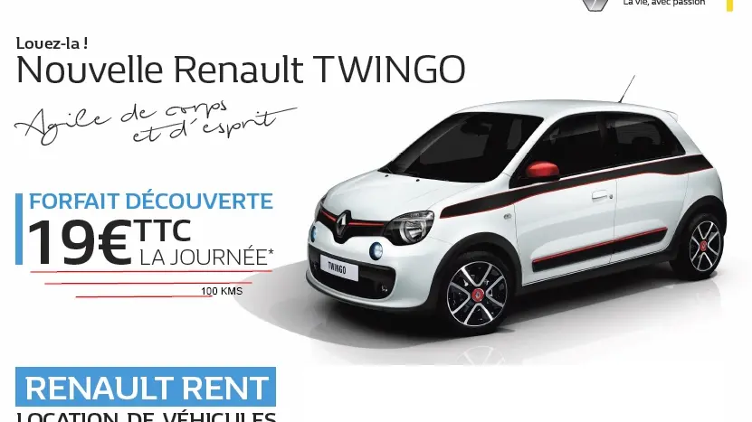 Twingo: offre location renault