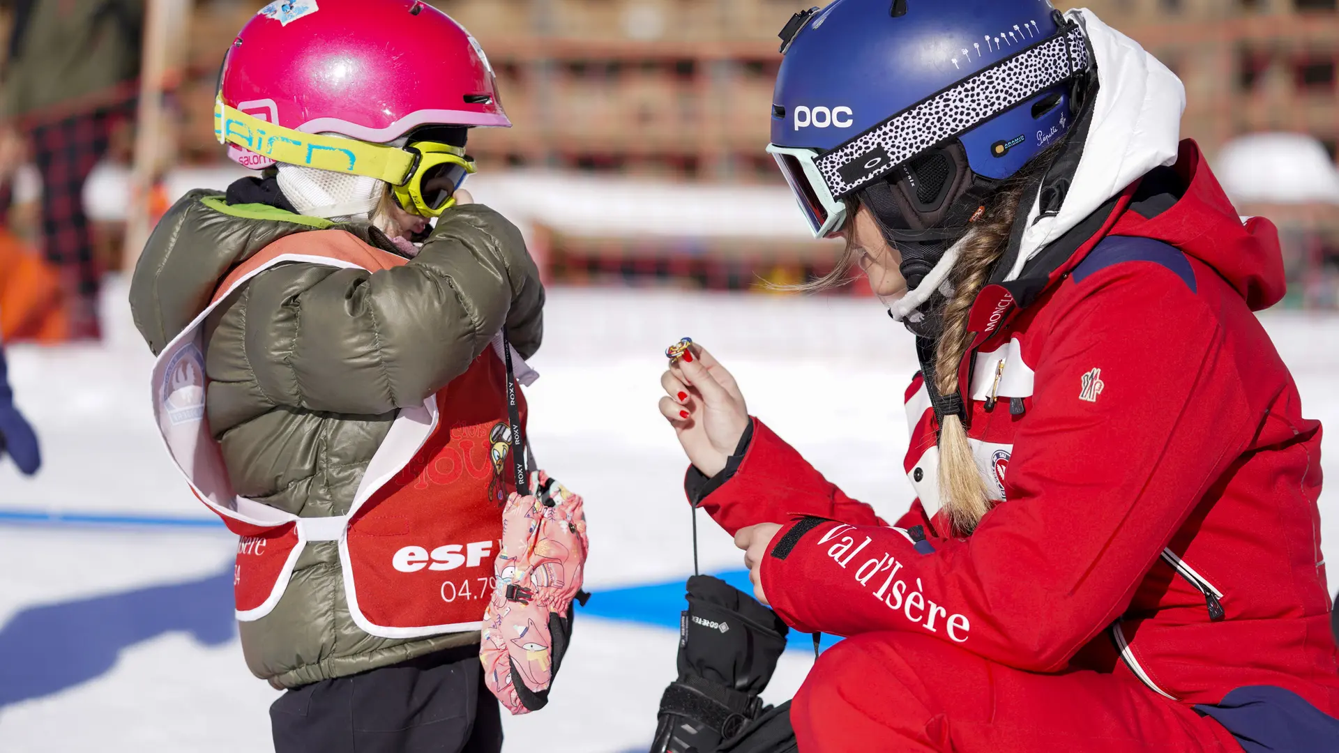To safely discover snow and sliding_ESF_Val d'Isère