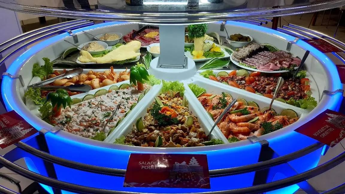 buffet, déjeuner, repas, pacifik Koné