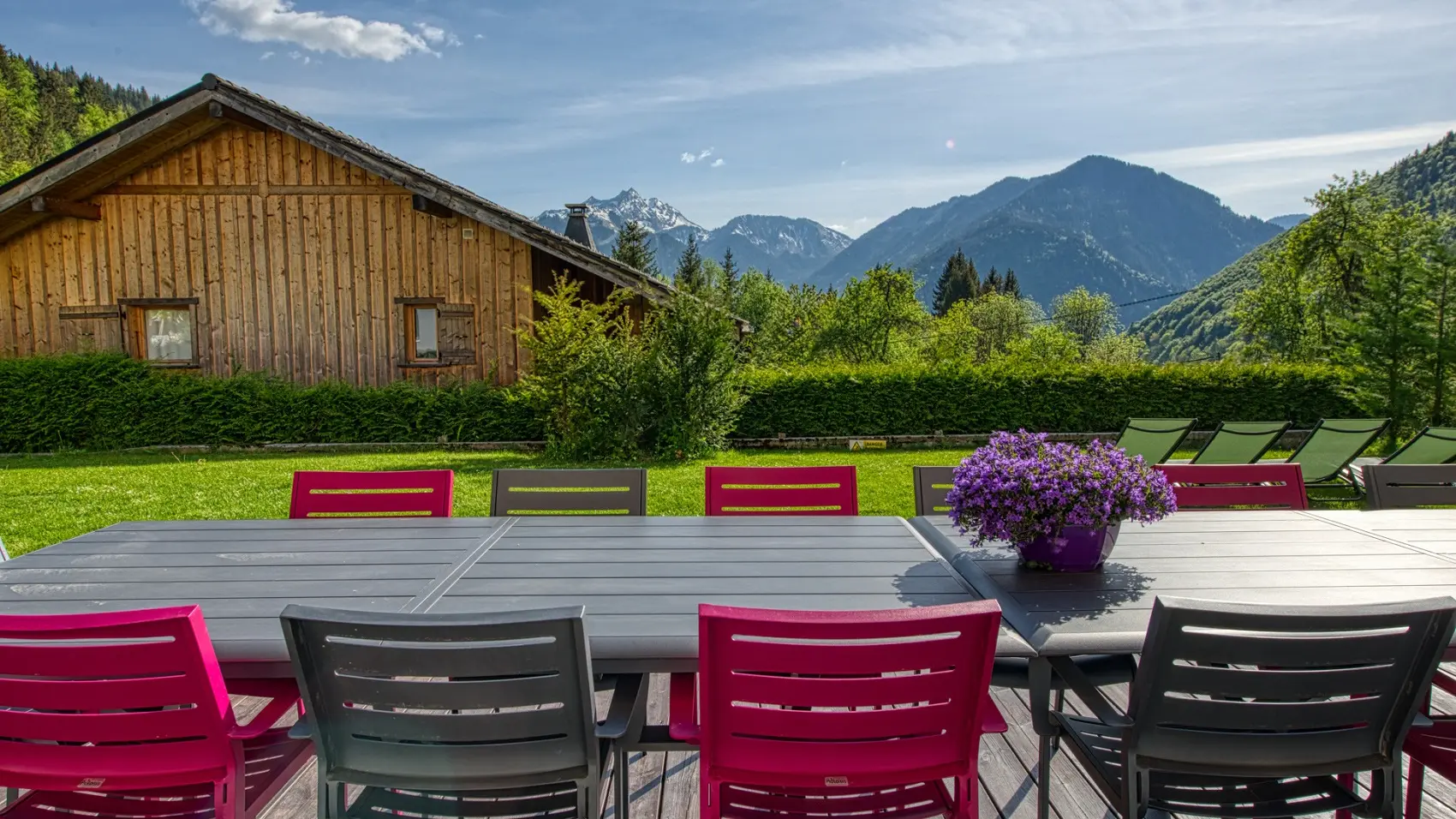terrasse et vue