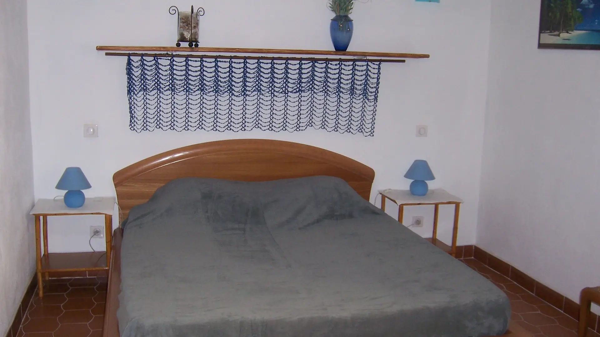 Chambre avec lit double