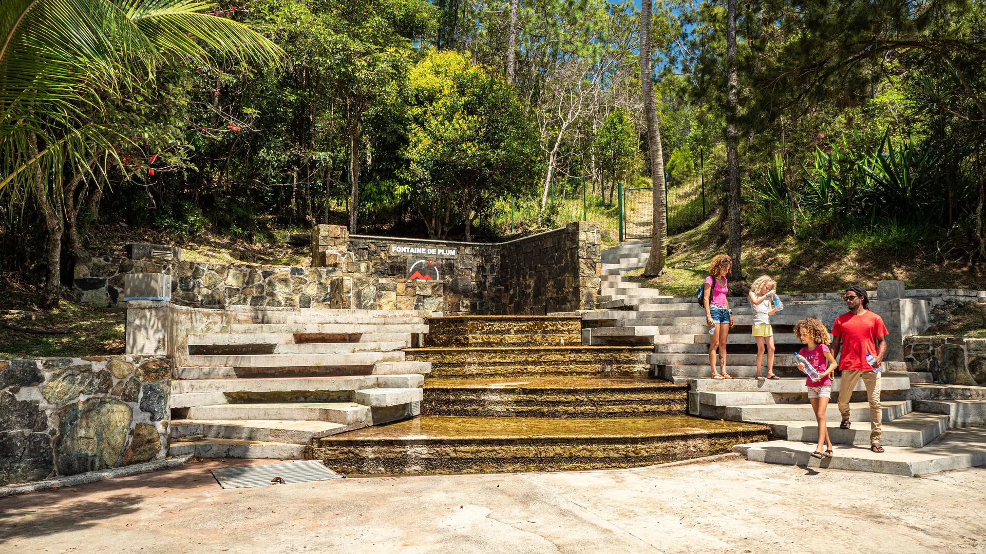 Plum spring water fountain in Mont-Dore