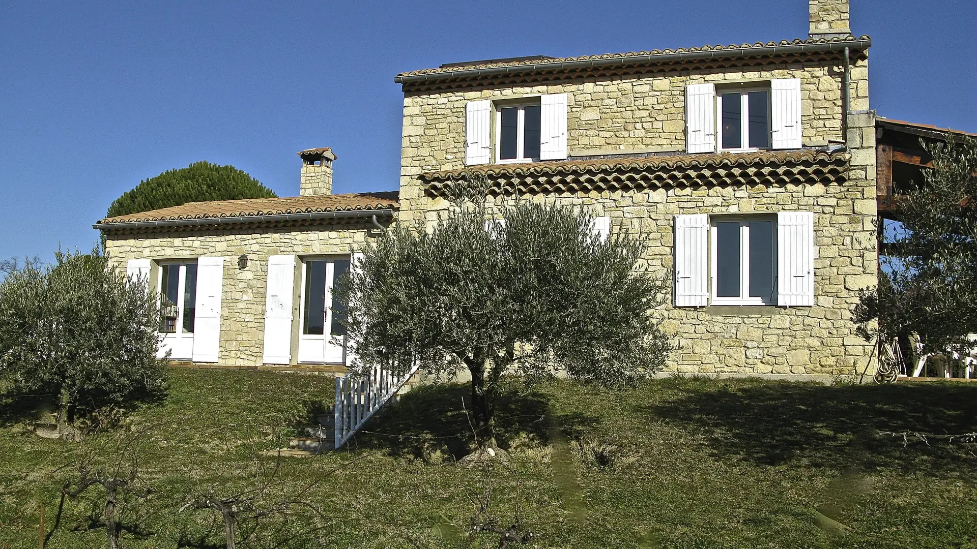 Le jardin, côté sud